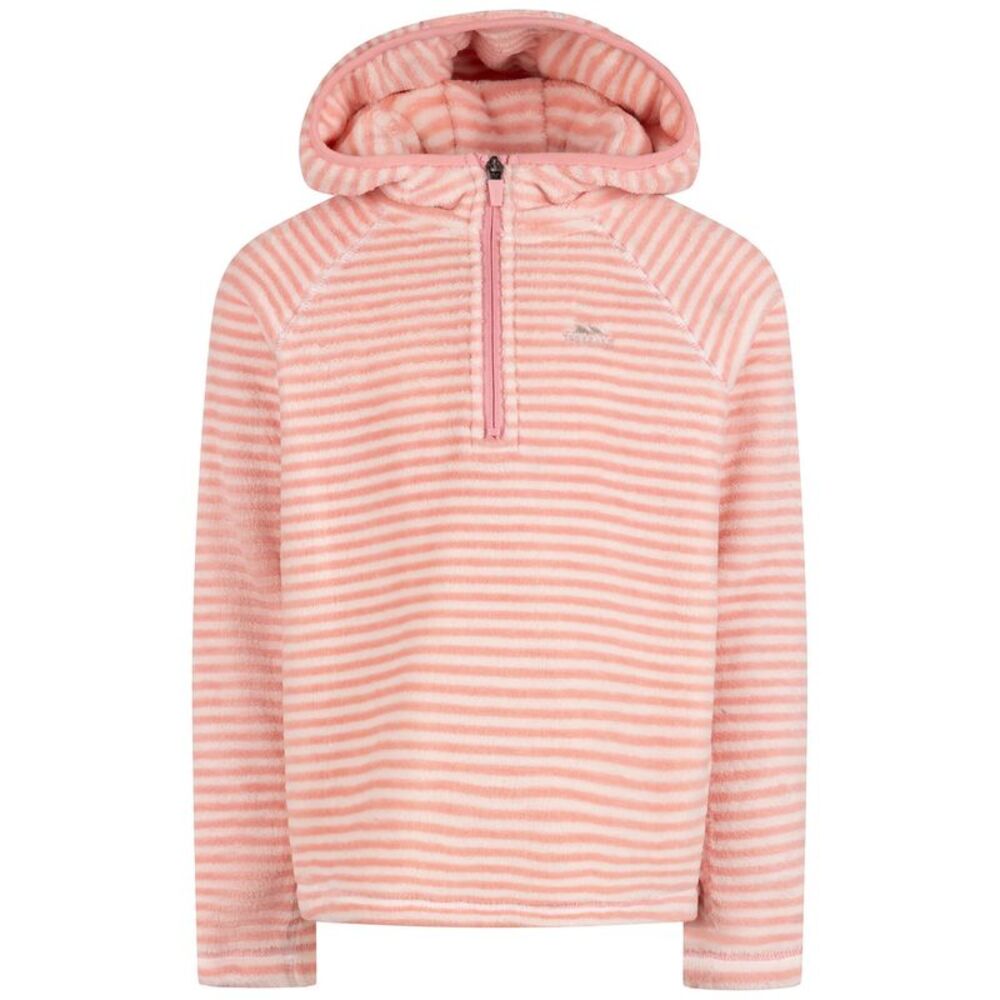 Trespass Childrens/Kids Axxton Fleece Top / Baby Pink